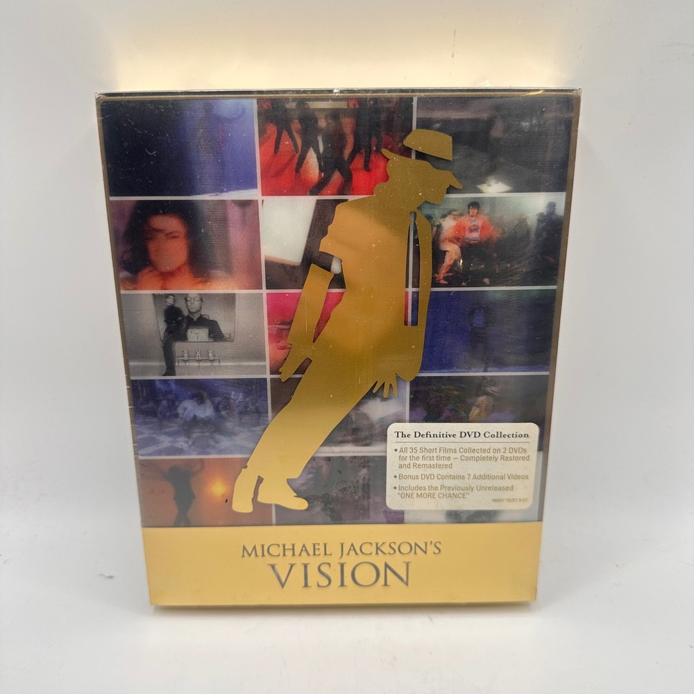 Michael Jackson's Vision The Definitive DVD Collection 3-Disc Box Set NM Sealed
